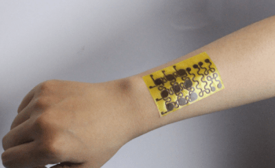 This e-skin wearable is flexible, self-healing, recyclable and environmental friendly