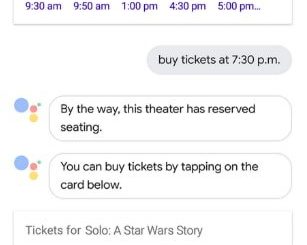 Now Google Assistant lets you buy movie tickets in partnership with Fandango