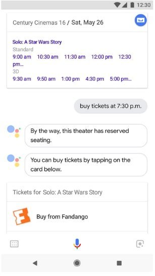Now Google Assistant lets you buy movie tickets in partnership with Fandango