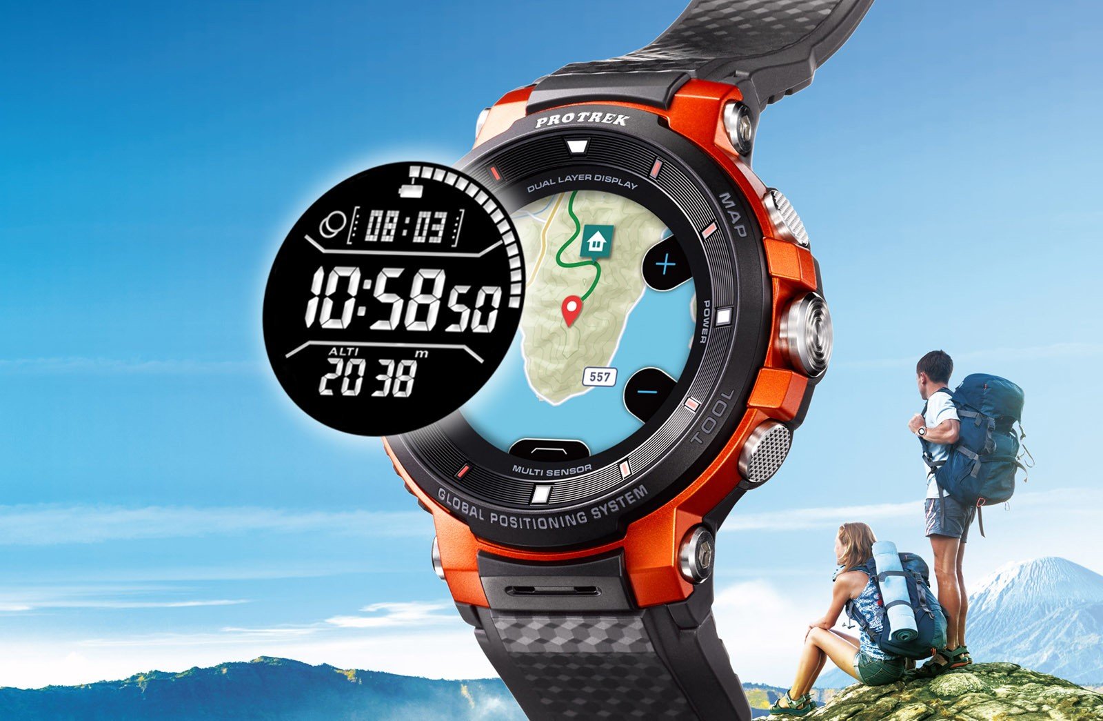 Casio's Pro Trek WSD F-30 smartwatch gives 30 days battery life