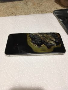 iPhone XS MAX exploded