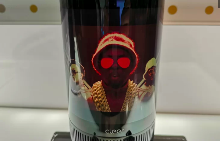 Cleer Mirage-Smart Alexa integrated Bluetooth Speaker sports foldable AMOLED Display: CES 2019