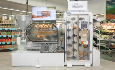 Breadbot- Robotic mini bakery makes 235 loaves of bread per day and self-cleanable