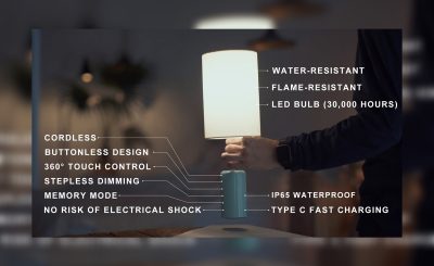 Cuppa Cordless LED Lamp Kickstarter Campaign
